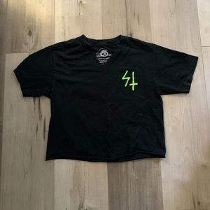 Sketchy Tank Crop Tee